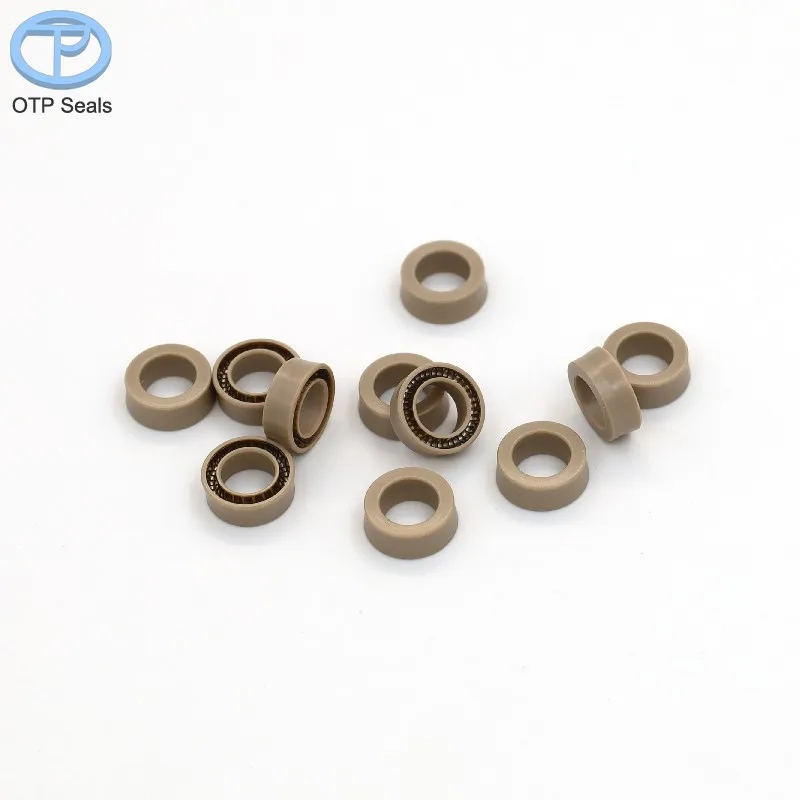 Spring seal ring for shaft Polyetheretherketone PEEK seals with V 301 spring Non-standard parts factory customized otp seals
Spring seal ring for shaft Polyetheretherketone PEEK seals with V 301 spring Non-standard parts factory customized otp seals