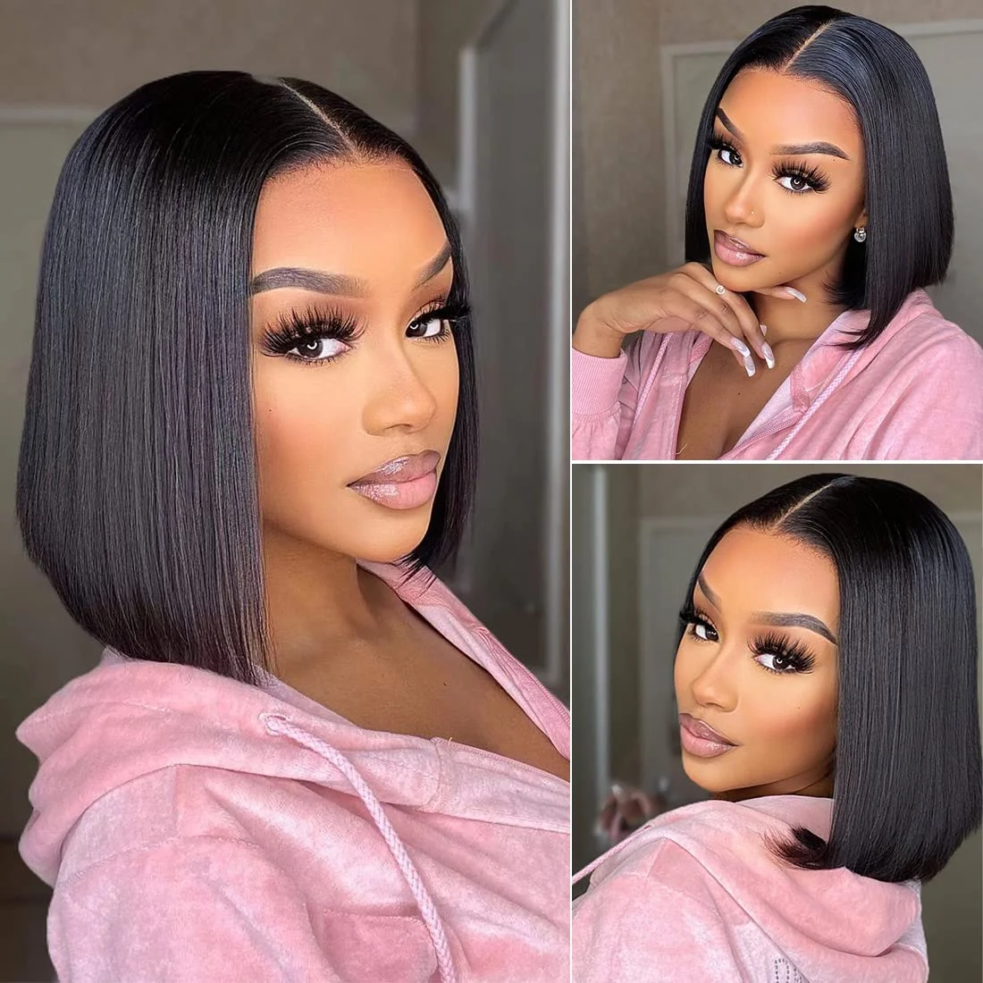 Bob Wig 5x1T Part Straight Transparent Lace Front Wigs Human Hair 180% Density Bob Wigs For Women Pre Plucked With Baby Hair
Bob Wig 5x1T Part Straight Transparent Lace Front Wigs Human Hair 180% Density Bob Wigs For Women Pre Plucked With Baby Hair