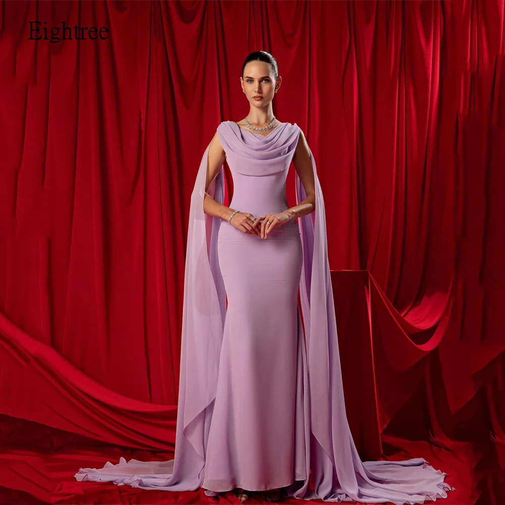 Eightree Purple Mermaid Prom Gowns Cap Sleeve Formal Party Gown Floor Length Evening Dress vestidos de fiesta Customized
Eightree Purple Mermaid Prom Gowns Cap Sleeve Formal Party Gown Floor Length Evening Dress vestidos de fiesta Customized