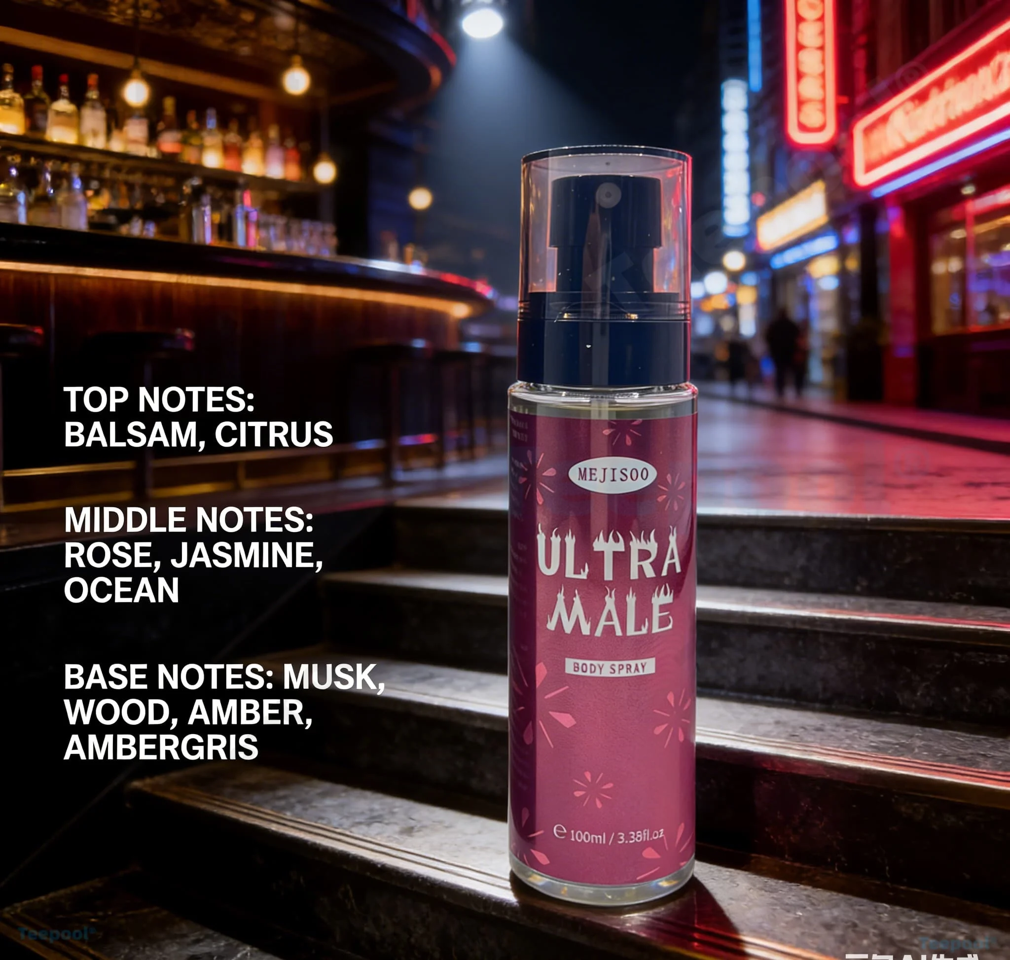 Teepoolperfume/fragrance,alcohol-free,"Halloween gift",100ml,Concentrated, Long Lasting Fresh, Seductive, Scent For Dating, Increase Charm,Floral/Fruity
Teepoolperfume/fragrance,alcohol-free,"Halloween gift",100ml,Concentrated, Long Lasting Fresh, Seductive, Scent For Dating, Increase Charm,Floral/Fruity
