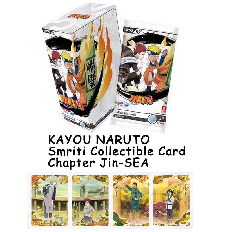 Premium Wholesale Kayou Naruto Smriti Collectible Cards Chapter Jin SEA English Version Anime Trading Card Game Collection Box
Premium Wholesale Kayou Naruto Smriti Collectible Cards Chapter Jin SEA English Version Anime Trading Card Game Collection Box