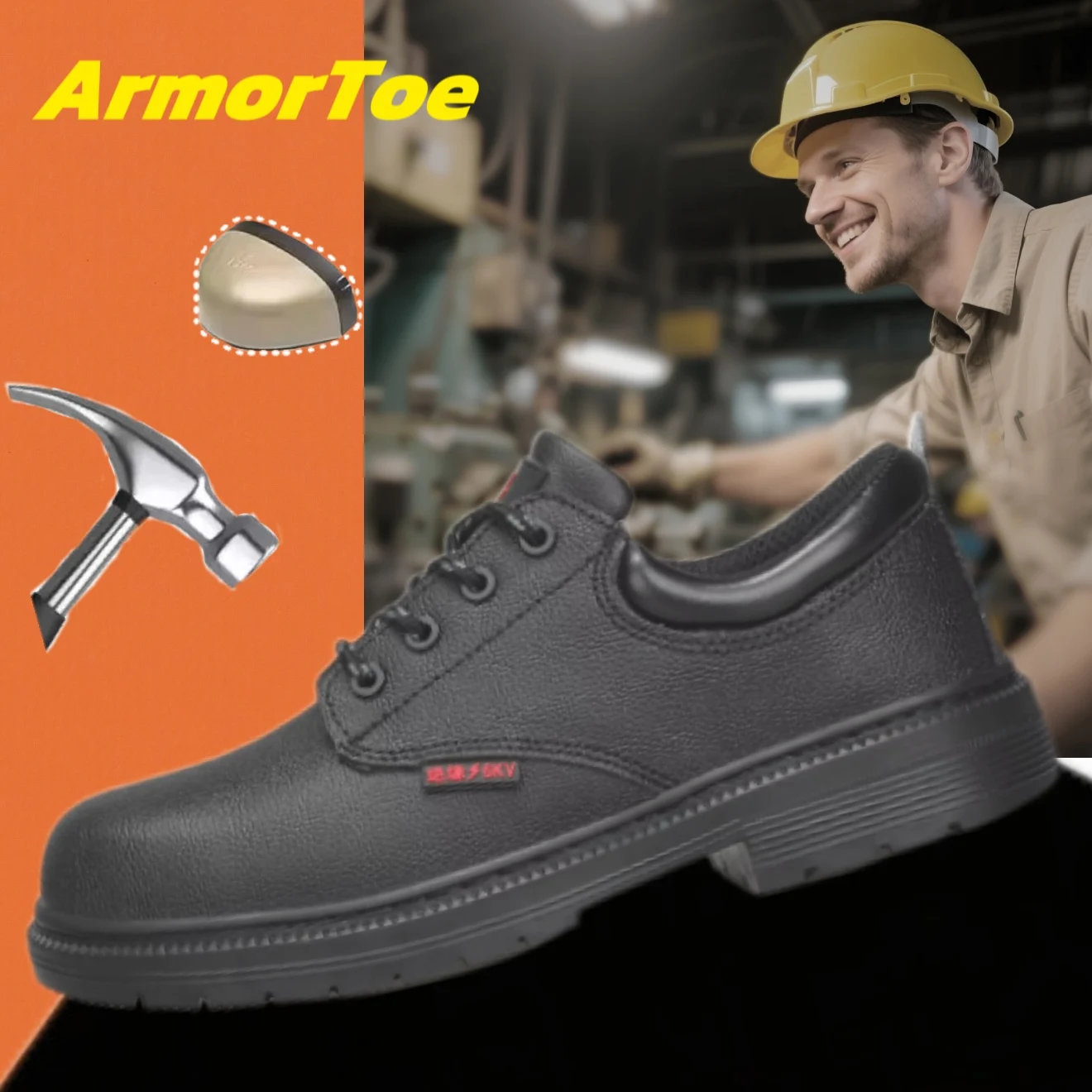 ArmorToe Insulated Safety Shoes Anti-smash Anti-stabbing Steel Toe Work Shoes Wear-resistant Protective Shoes #Armor2592
ArmorToe Insulated Safety Shoes Anti-smash Anti-stabbing Steel Toe Work Shoes Wear-resistant Protective Shoes #Armor2592