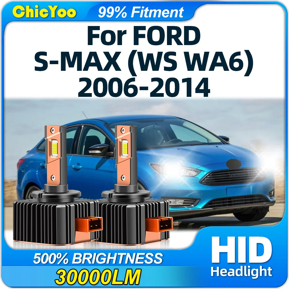 Canbus LED Headlight 30000LM CSP Chips HID Xenon Lamps 12V Plug&Play For FORD S-MAX (WS WA6) 2006-2009 2010 2011 2012 2013 2014
Canbus LED Headlight 30000LM CSP Chips HID Xenon Lamps 12V Plug&Play For FORD S-MAX (WS WA6) 2006-2009 2010 2011 2012 2013 2014