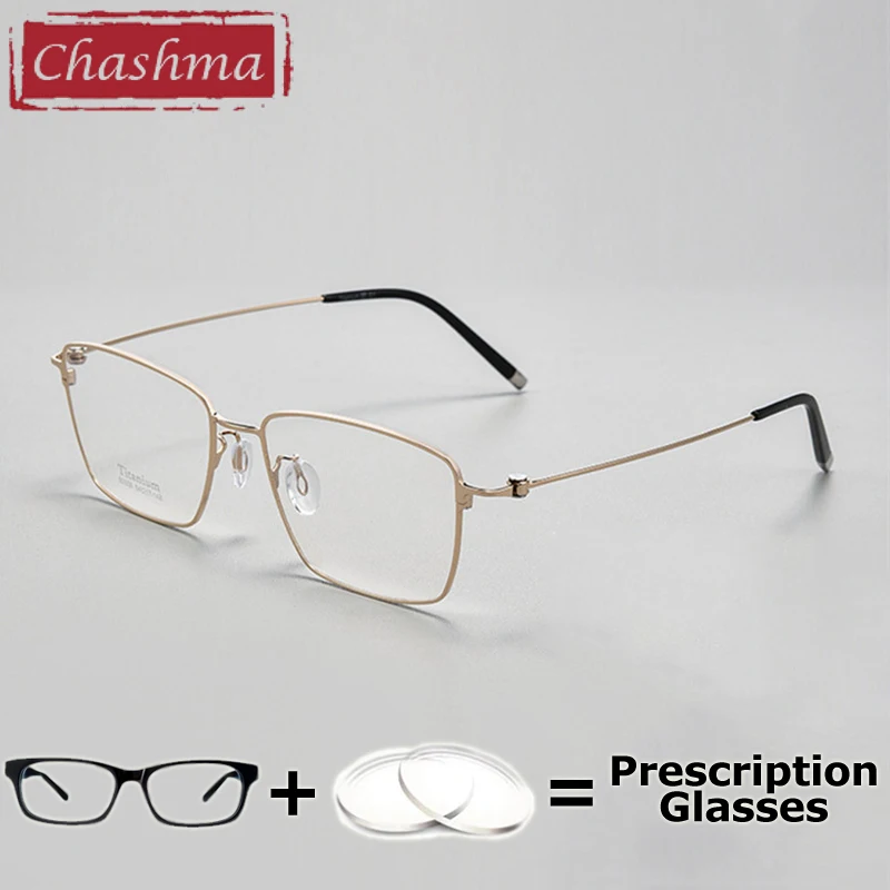 Очки по рецепту Chashma, качественные мужские очки из чистого титана, оправа для очков, мультифокальные очки с рецептами, женские легкие очки для чтения
Очки по рецепту Chashma, качественные мужские очки из чистого титана, оправа для очков, мультифокальные очки с рецептами, женские легкие очки для чтения