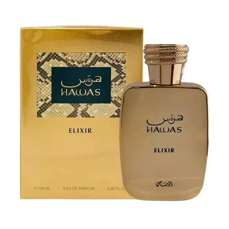 Hawas Elixir Eau de Parfum 100ml 3.38fl.oz Men Woody Spicy Long Lasting Fragrance
Hawas Elixir Eau de Parfum 100ml 3.38fl.oz Men Woody Spicy Long Lasting Fragrance