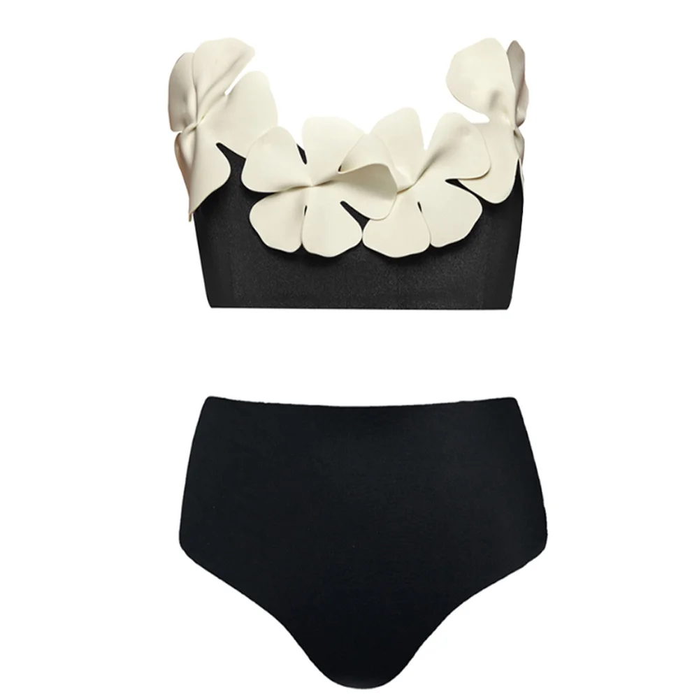 Women Swimsuit 2 Piece Sexy Bikini Swimwear Retro Holiday Beach wear Black Summer Elegant Surf Wear Bathing Suit
Women Swimsuit 2 Piece Sexy Bikini Swimwear Retro Holiday Beach wear Black Summer Elegant Surf Wear Bathing Suit