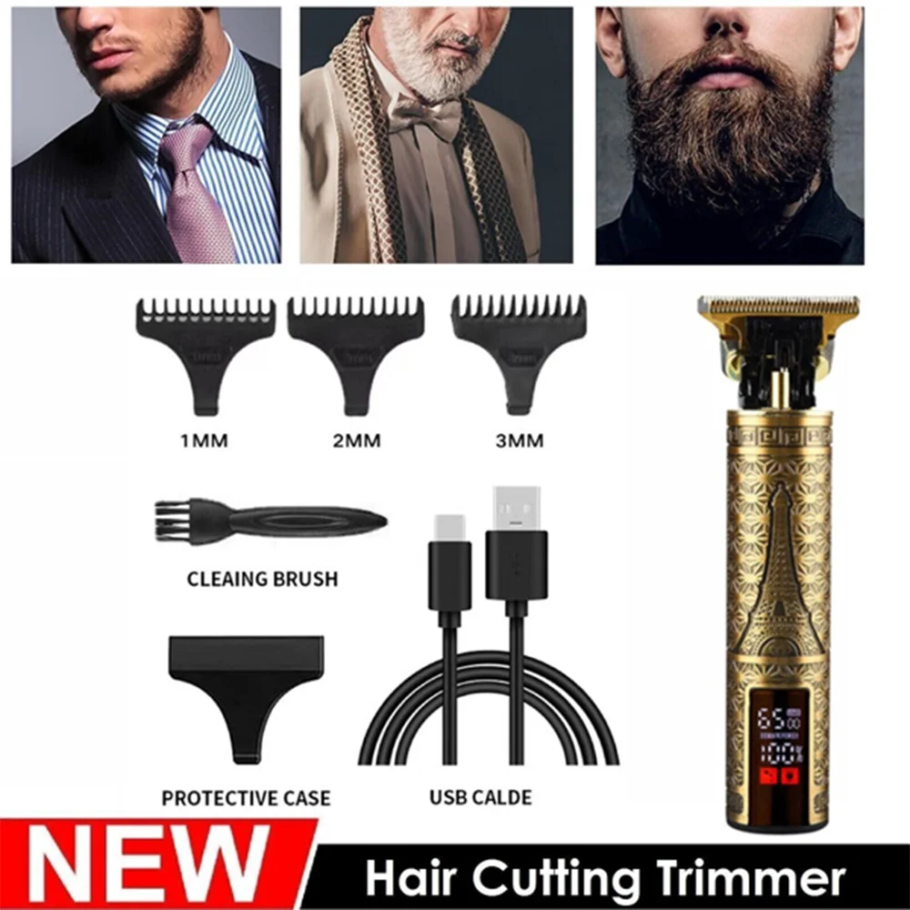 LCD Professional Hair Clippers Beard Trimmer Men Hair Cutting Cordless Barber Shaving Machine
LCD Professional Hair Clippers Beard Trimmer Men Hair Cutting Cordless Barber Shaving Machine