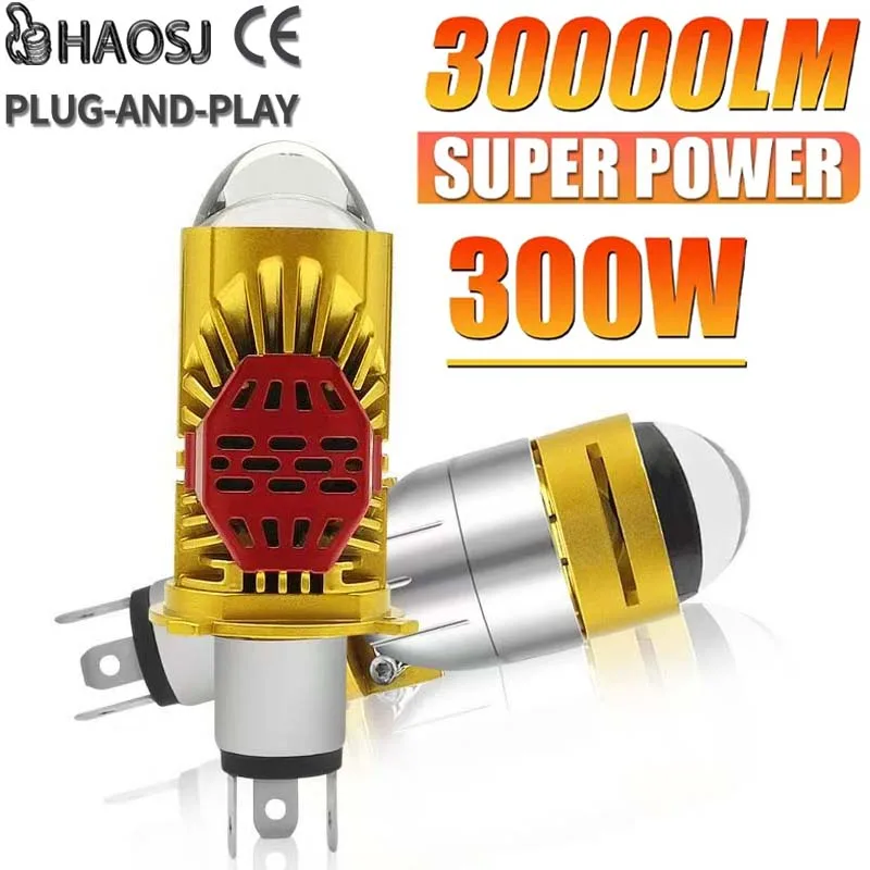 HAOSJ H4 LED Car Headlight Bulbs Motorcycle Projector 300W Canbus 30000LM Fan Cooling Lens Headlights For Auto/Motor 12V 24V
HAOSJ H4 LED Car Headlight Bulbs Motorcycle Projector 300W Canbus 30000LM Fan Cooling Lens Headlights For Auto/Motor 12V 24V