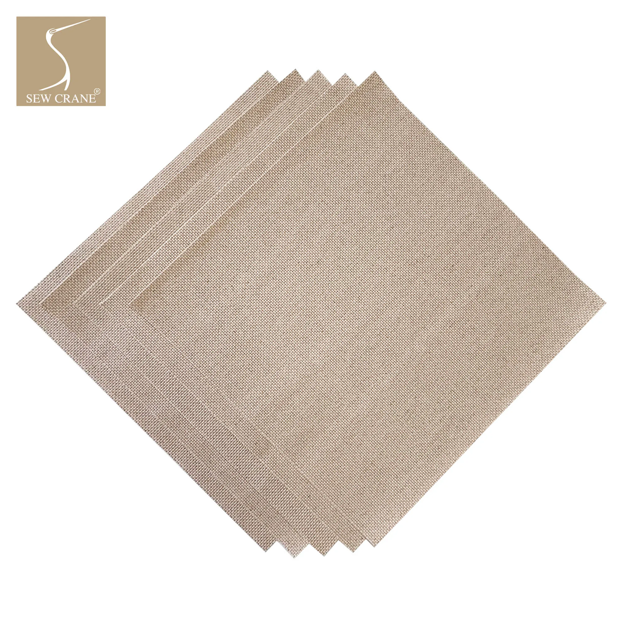 14 Count Pre-Cut Aida Cloth Natural Linen Fabric Value Pack, 5 pieces, 30cm x 30cm
14 Count Pre-Cut Aida Cloth Natural Linen Fabric Value Pack, 5 pieces, 30cm x 30cm