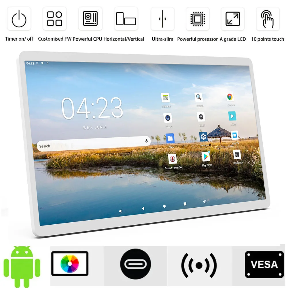 24" Portable Smart TV Wall mounted, Android 14, Compatible with all apps from Play store, HDMI in, type-C, in-cell touch screen
24" Portable Smart TV Wall mounted, Android 14, Compatible with all apps from Play store, HDMI in, type-C, in-cell touch screen