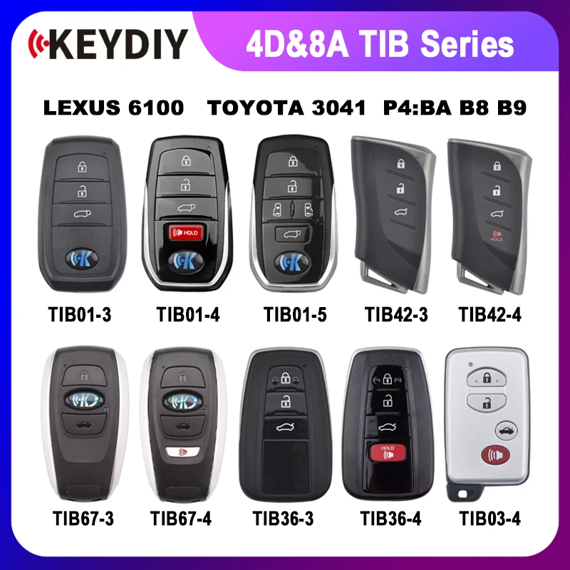 KeyDiy 4D8A remote TIB36-4 TIB36-3 TIB42-4 TIB42-3 TIB67-4 TIB67-3 TIB01-3 TIB01-4 TIB01-5 TIB03-4 TBTDB 6100 3041 BA B8 B9 KDX4
KeyDiy 4D8A remote TIB36-4 TIB36-3 TIB42-4 TIB42-3 TIB67-4 TIB67-3 TIB01-3 TIB01-4 TIB01-5 TIB03-4 TBTDB 6100 3041 BA B8 B9 KDX4