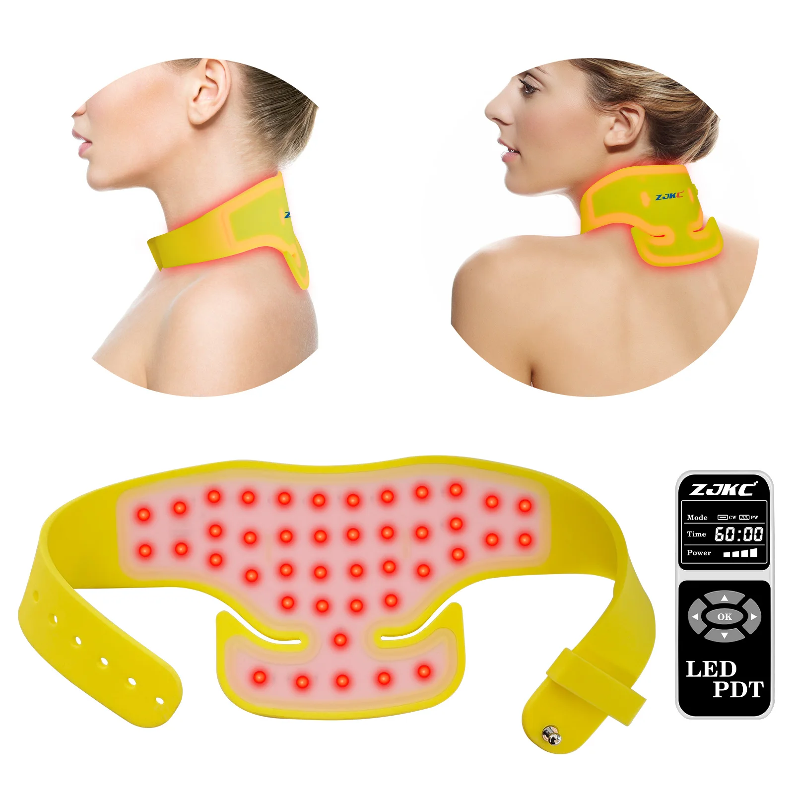 ZJKC Red Light Therapy Neck Pad 126pcs chips Infrared Therapy LED Panel Improve Joint Inflammation for Cervical Spondylopathy
ZJKC Red Light Therapy Neck Pad 126pcs chips Infrared Therapy LED Panel Improve Joint Inflammation for Cervical Spondylopathy