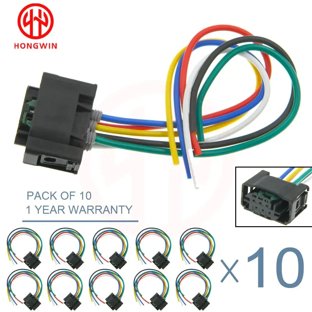 New 6 Pin Throttle Body Pedal Suspension Sensor Connector Plug 61138383300 With Wire For Audi BMW Ford Mercedes-Benz Opel Skoda
New 6 Pin Throttle Body Pedal Suspension Sensor Connector Plug 61138383300 With Wire For Audi BMW Ford Mercedes-Benz Opel Skoda