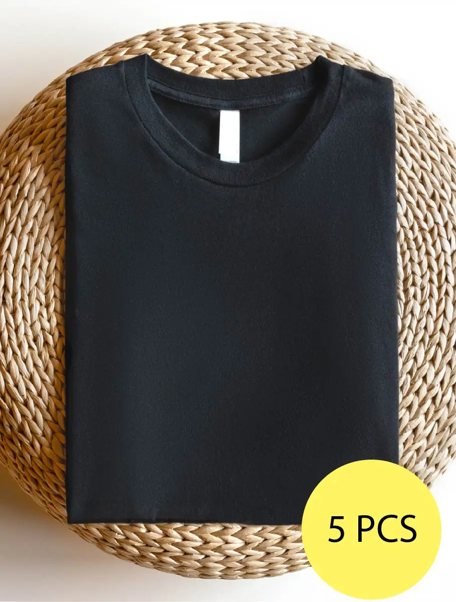 5 Plain Shirts, Bulk Plain Unisex T-Shirt, 5 Blank Unisex Tee, Wholesale Soft Plain Shirts, Plain Crew Neck Short Sleeve Tees
5 Plain Shirts, Bulk Plain Unisex T-Shirt, 5 Blank Unisex Tee, Wholesale Soft Plain Shirts, Plain Crew Neck Short Sleeve Tees