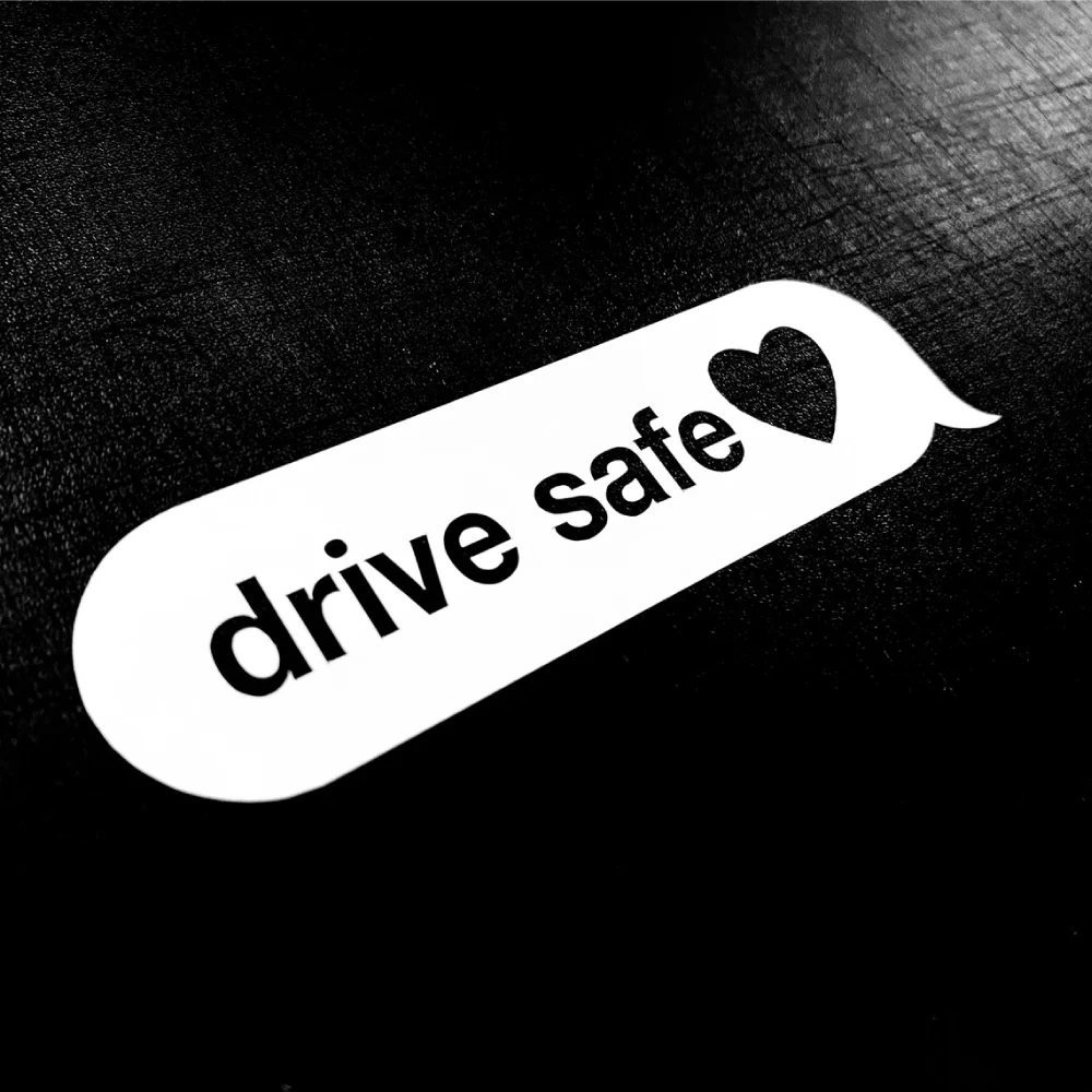 Drive Safe Decal Car Mirror Window Bumper Sticker Waterproof Auto Decor Accessories Text Message Design Vinyl Car Stickers
Drive Safe Decal Car Mirror Window Bumper Sticker Waterproof Auto Decor Accessories Text Message Design Vinyl Car Stickers