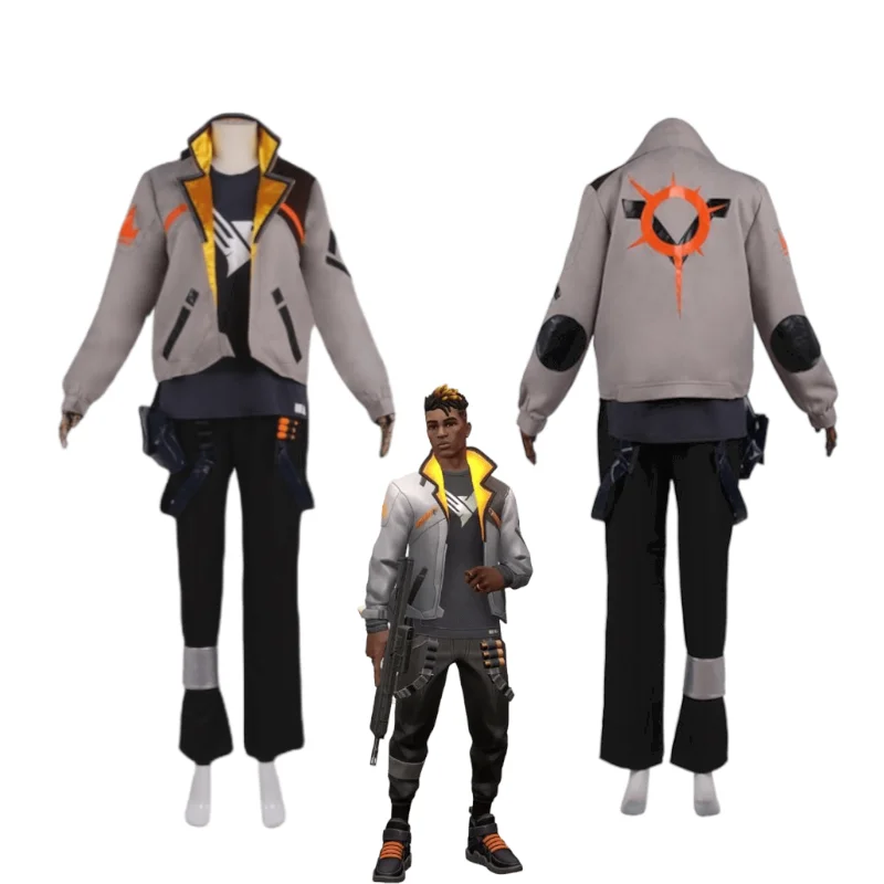 Game Valorant Phoenix Cosplay Full Costume Set Hoodie Jacket Tactical Pants Duelist Agent Outfit for Men Adult Halloween Suit
Game Valorant Phoenix Cosplay Full Costume Set Hoodie Jacket Tactical Pants Duelist Agent Outfit for Men Adult Halloween Suit