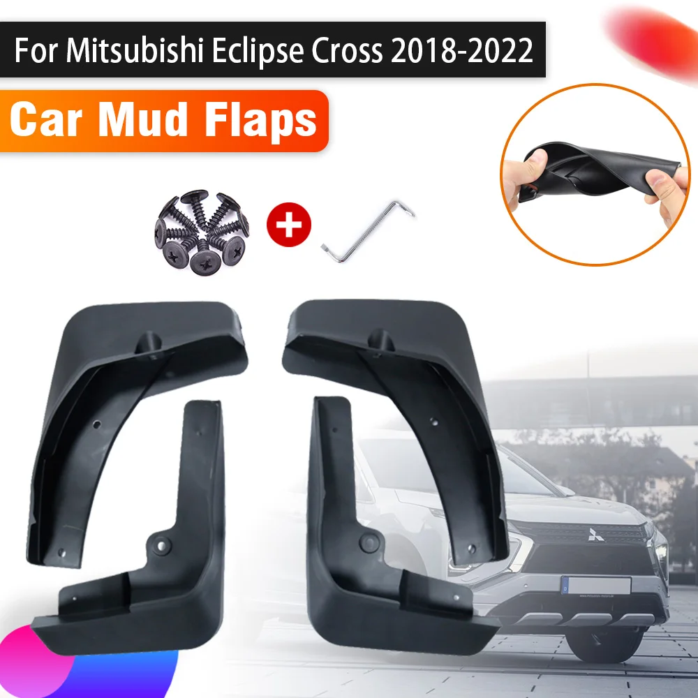 4Pcs Car Mud Flaps For Mitsubishi Eclipse Cross Accessories 2022~2018 GK GL YA Splash Guard Front Rear Mudguards Car Accessories
4Pcs Car Mud Flaps For Mitsubishi Eclipse Cross Accessories 2022~2018 GK GL YA Splash Guard Front Rear Mudguards Car Accessories