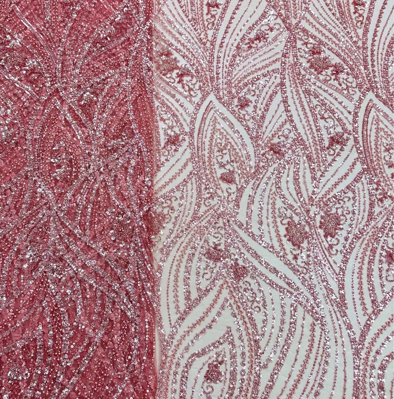 Latest Plant Design Embroidered white lace fabric beads Sequin high quality 2025 For Sewing Diy Women's Dresses Cutting by yard
Latest Plant Design Embroidered white lace fabric beads Sequin high quality 2025 For Sewing Diy Women's Dresses Cutting by yard
