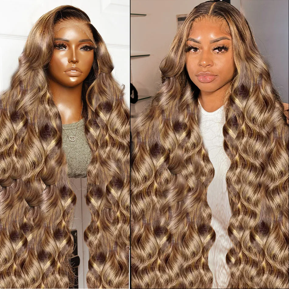 MELODIE 30 40 Inch 4/27 Highlight Colored Ombre Blonde Body Wave Wig 13x6 HD Transparent Lace Frontal Human Hair Wigs For Women
MELODIE 30 40 Inch 4/27 Highlight Colored Ombre Blonde Body Wave Wig 13x6 HD Transparent Lace Frontal Human Hair Wigs For Women