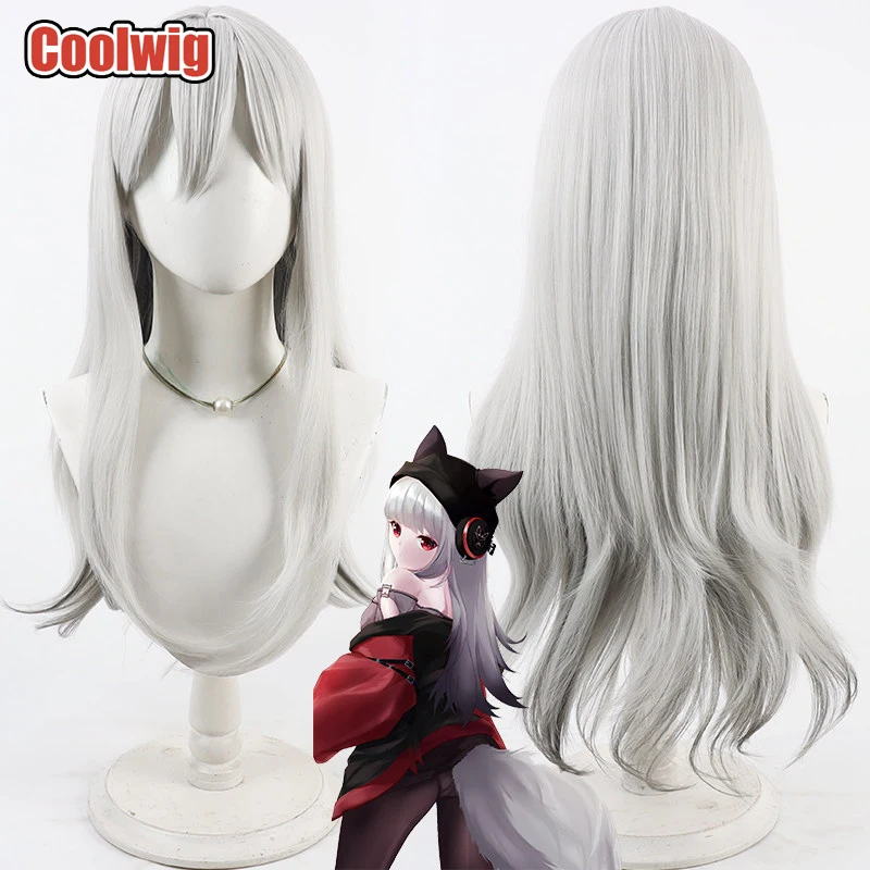 Coolwig Synthetic Hair Frostleaf Cosplay Wigs Game Arknights Frostleaf 60cm Long Wavy Silver White Mixed Gray Wig Heat Resistant
Coolwig Synthetic Hair Frostleaf Cosplay Wigs Game Arknights Frostleaf 60cm Long Wavy Silver White Mixed Gray Wig Heat Resistant