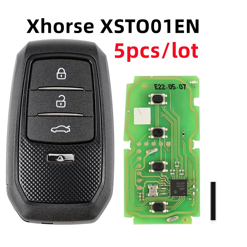 5 шт./лот Xhorse XSTO01EN FEN G.T универсальный для Y.T смарт-ключ для Toyota XM38 поддержка 4D 8A 4A все в одном ключе
5 шт./лот Xhorse XSTO01EN FEN G.T универсальный для Y.T смарт-ключ для Toyota XM38 поддержка 4D 8A 4A все в одном ключе