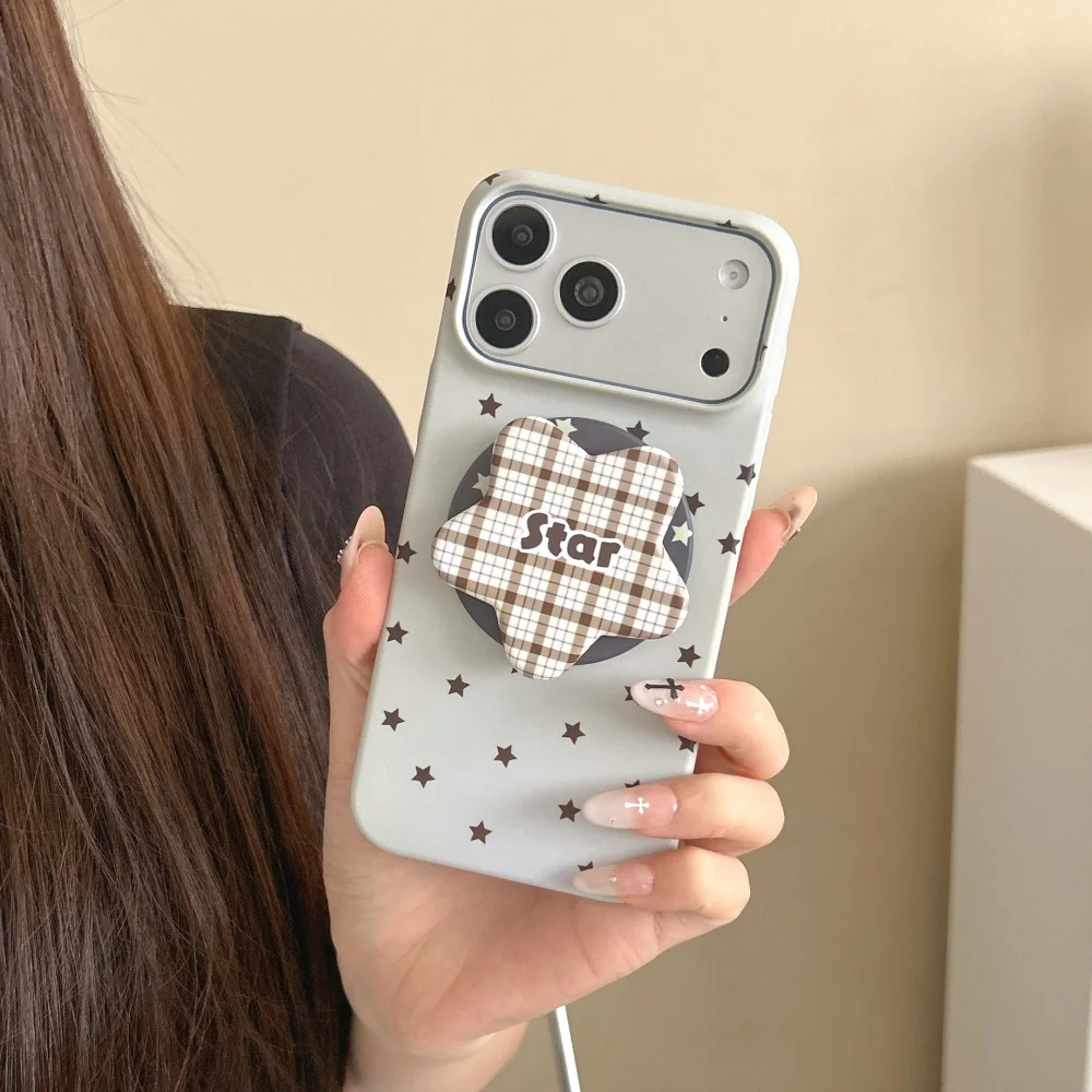 New Korean INS Cute Star Print Green Phone Case For iPhone 17 Promax 16 Max 16 15 14 Pro13 Fashion Shockproof Case with Magnetic
New Korean INS Cute Star Print Green Phone Case For iPhone 17 Promax 16 Max 16 15 14 Pro13 Fashion Shockproof Case with Magnetic