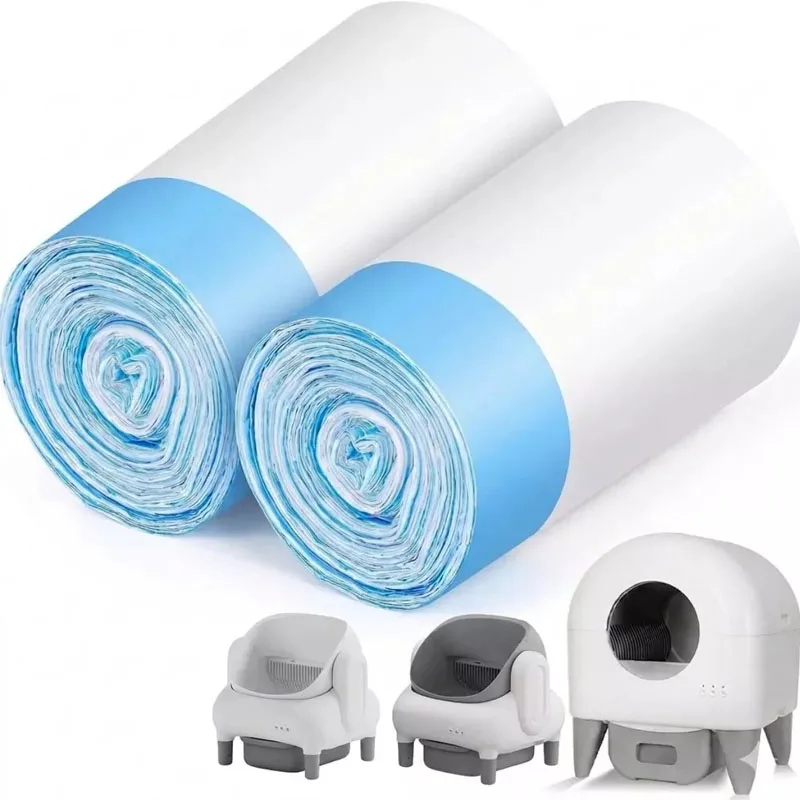 Cat Litter Bags - Heavy-Duty Drawstring Liners for Automatic/Self-Cleaning Litter Boxes High Durability Easy to Use 40 pcs 25in*16.5in
Cat Litter Bags - Heavy-Duty Drawstring Liners for Automatic/Self-Cleaning Litter Boxes High Durability Easy to Use 40 pcs 25in*16.5in
