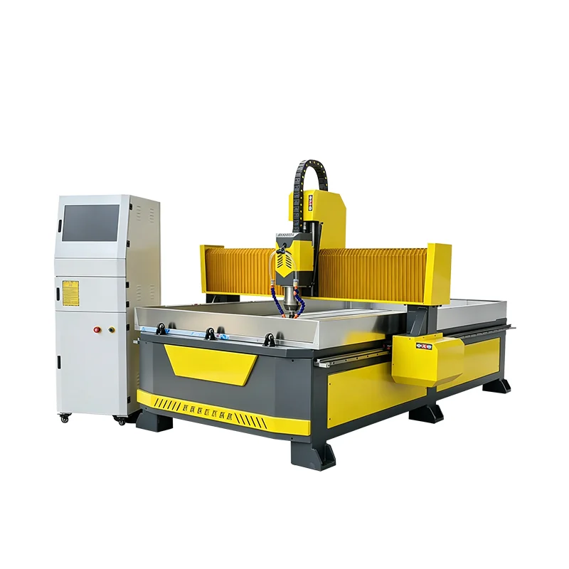 1325 Cnc Router Stone Processing Machine with 5.5kw Water Cooled Spindle Stepper Motor with Cover Table for Stone Processing
1325 Cnc Router Stone Processing Machine with 5.5kw Water Cooled Spindle Stepper Motor with Cover Table for Stone Processing