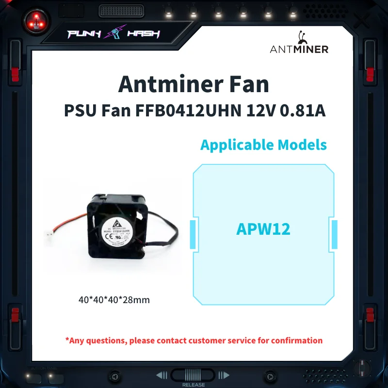 Antminer1PCS FFB0412SHN 4028 4 см 12 В 0,60 А вентилятор с микрофирезом воздушного потока 40X40X28 мм охлаждающий вентилятор для ANTMINER AWP8 PSU охлаждающий вентилятор
Antminer1PCS FFB0412SHN 4028 4 см 12 В 0,60 А вентилятор с микрофирезом воздушного потока 40X40X28 мм охлаждающий вентилятор для ANTMINER AWP8 PSU охлаждающий вентилятор