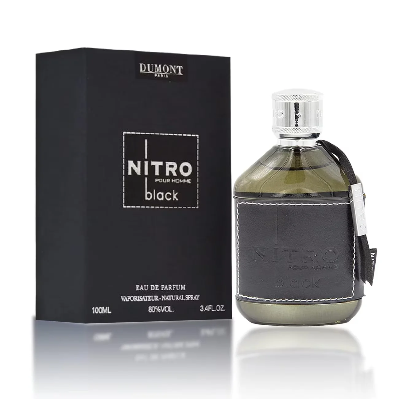 Dumont Nitro Black by Dumont Paris Eau De Parfum Spray 3.4 oz / e 100 ml
Dumont Nitro Black by Dumont Paris Eau De Parfum Spray 3.4 oz / e 100 ml