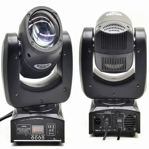 90W Mini Movind Headlight RGBW 4 in 1 Super Bright DJ Spotlight Dmx Control Disco LED Moving Head Lights
