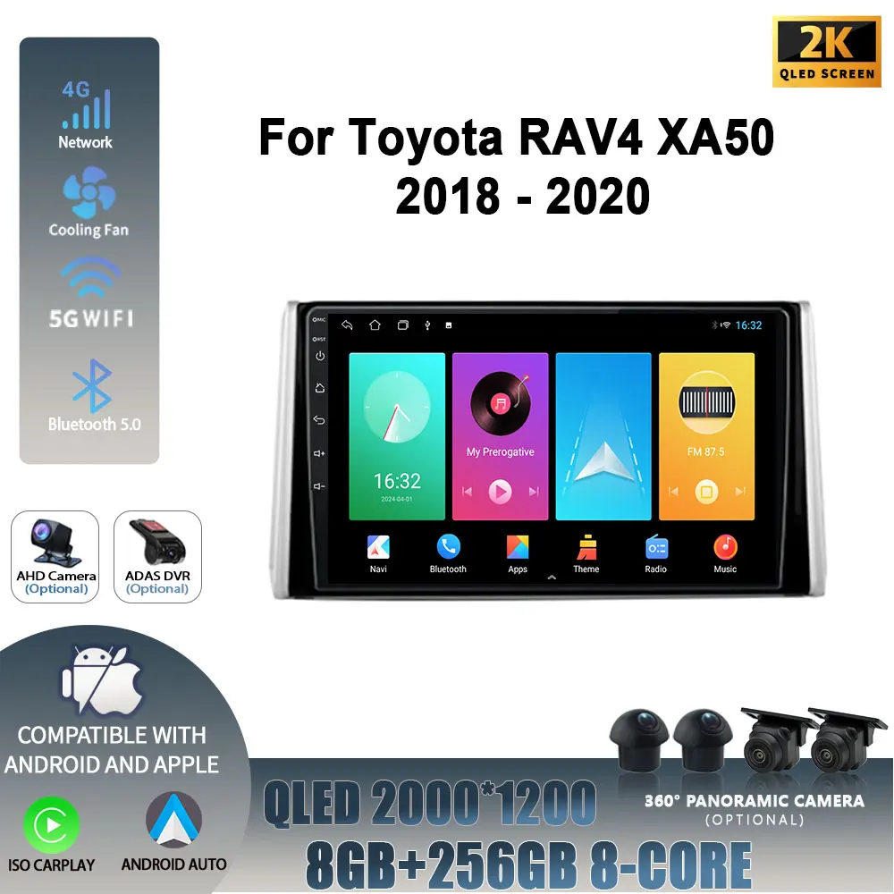 Wireless Carplay 4G GPS Screen 2DIN WIFI Android 14 For Toyota RAV4 XA50 2018-2020 Car Radio Multimedia Navigation Player
Wireless Carplay 4G GPS Screen 2DIN WIFI Android 14 For Toyota RAV4 XA50 2018-2020 Car Radio Multimedia Navigation Player