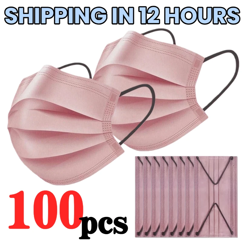 100Pcs Protective Thickened 4-Layer Disposable Face Masks - with Elastic Loops and Adjustable Nose Pads, Suitable for Parties, Travel, Outdoor Activities, Casual Wear, Fashion Enthusiasts, Ideal for Sensitive Skin, Unisex
100Pcs Protective Thickened 4-Layer Disposable Face Masks - with Elastic Loops and Adjustable Nose Pads, Suitable for Parties, Travel, Outdoor Activities, Casual Wear, Fashion Enthusiasts, Ideal for Sensitive Skin, Unisex