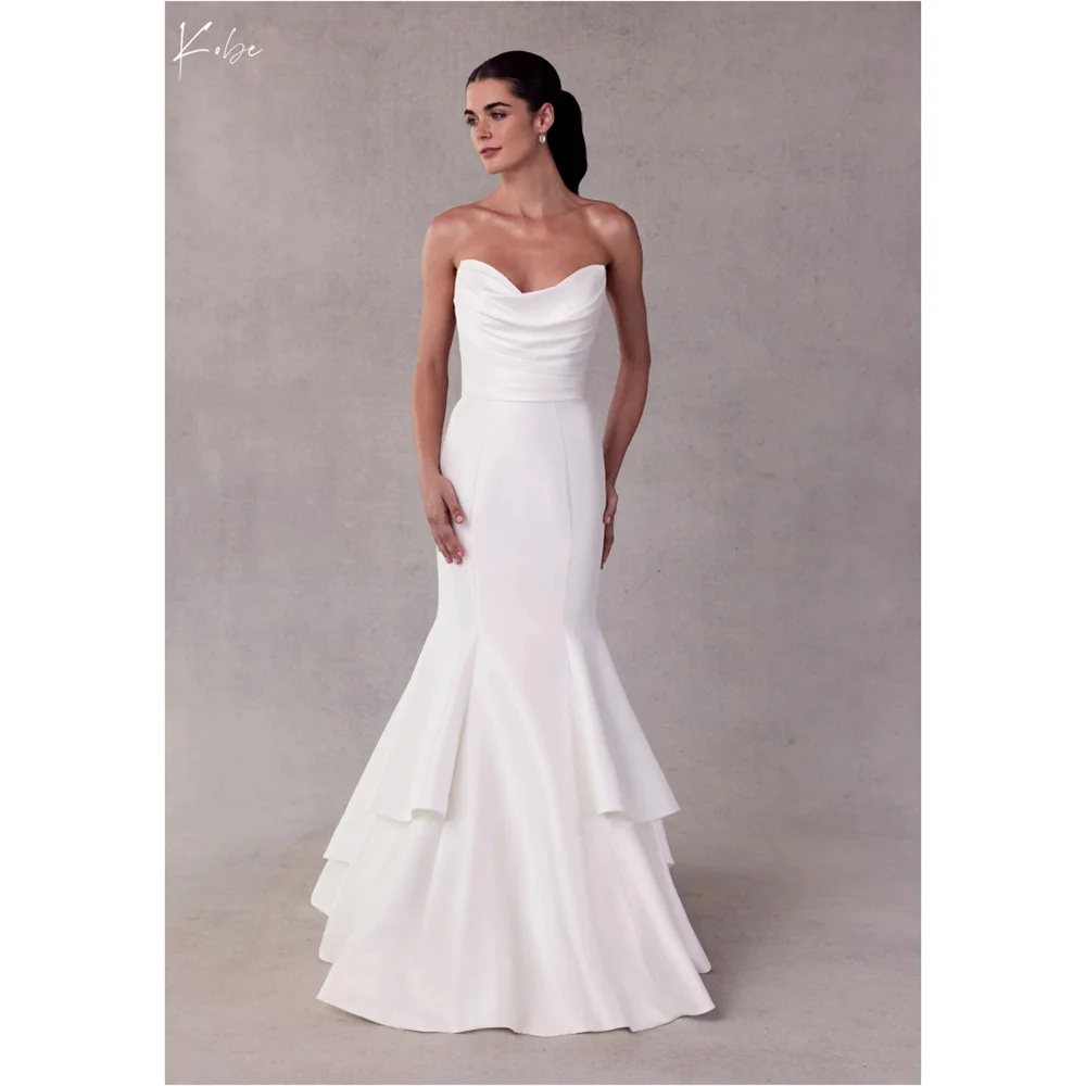 Kobe White Sweetheart Neck Trumpet Party Dresses Cathedral Train Zip Evening Dress Cascading Ruffle Customized Prom Dresses
Kobe White Sweetheart Neck Trumpet Party Dresses Cathedral Train Zip Evening Dress Cascading Ruffle Customized Prom Dresses