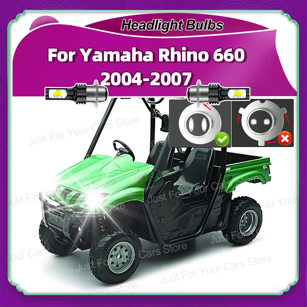 2X 6000K LED Headlight H6 CSP 3570 Bulbs 90W High Power Lights For Yamaha Rhino 660 2004 2005 2006 2007
2X 6000K LED Headlight H6 CSP 3570 Bulbs 90W High Power Lights For Yamaha Rhino 660 2004 2005 2006 2007