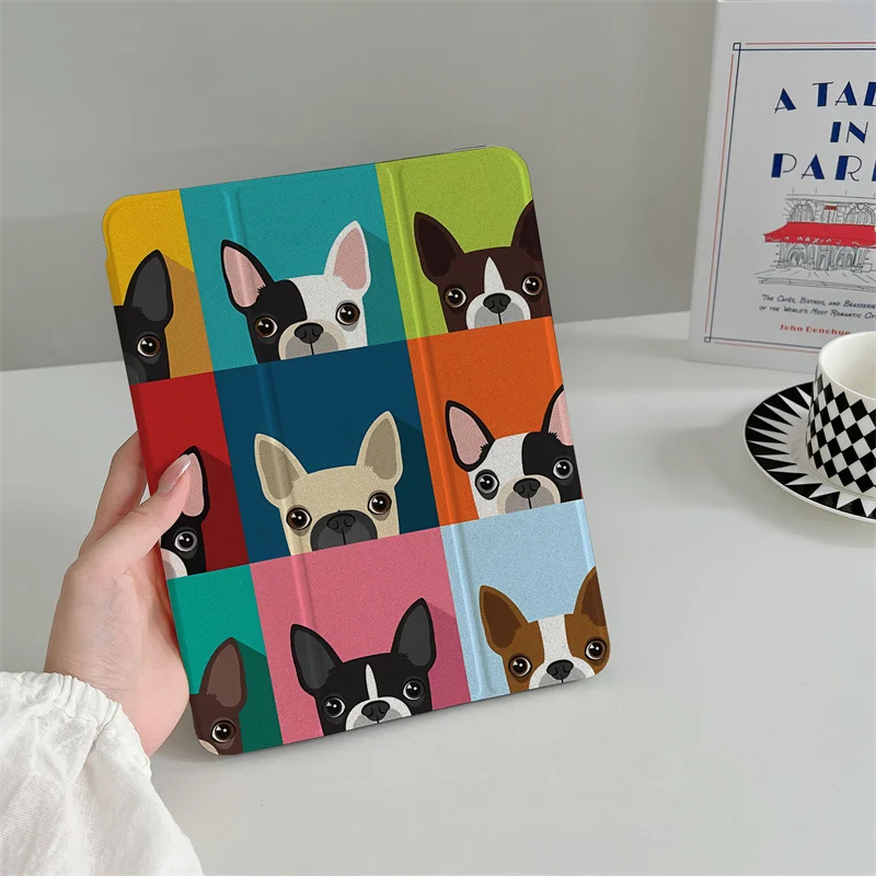 Cute Color Bulldog Tablet Case for iPad Air 2024 Pro 11 inch 5 6 7 8 10.2 9.7 inch iPad Air 5 4 10.9 10th Air3 10.5 mini 6 5 4
Cute Color Bulldog Tablet Case for iPad Air 2024 Pro 11 inch 5 6 7 8 10.2 9.7 inch iPad Air 5 4 10.9 10th Air3 10.5 mini 6 5 4