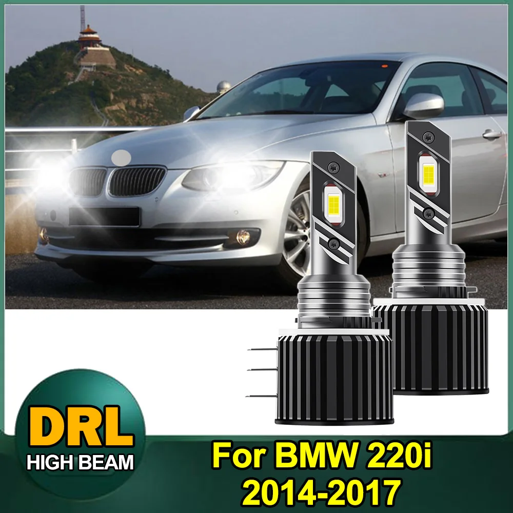 2x Brightness H15 LED High Beam/Daytime Running Light Canbus Upgrade For BMW 220i 2014-2017 Plug & Play HeadLamp
2x Brightness H15 LED High Beam/Daytime Running Light Canbus Upgrade For BMW 220i 2014-2017 Plug & Play HeadLamp