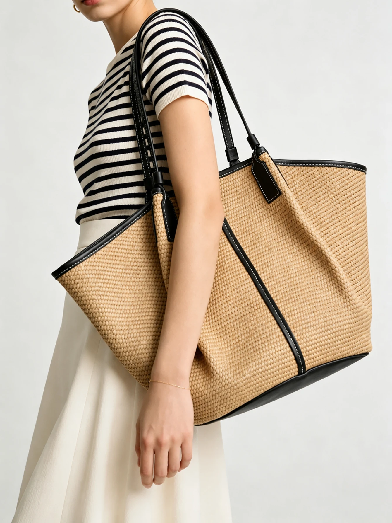 New Women’s Woven Shoulder Bag, Multifunctional Large-Capacity Tote Bag, Beach Vacation Handbag, Raffia Straw Woven Bag
New Women’s Woven Shoulder Bag, Multifunctional Large-Capacity Tote Bag, Beach Vacation Handbag, Raffia Straw Woven Bag