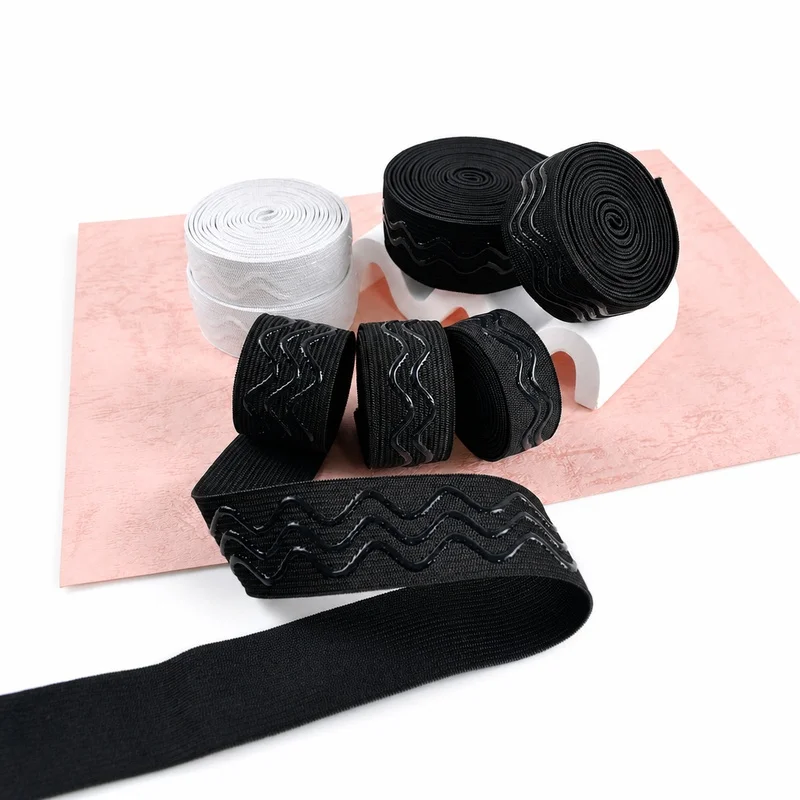 5/10M 20-40mm Non-slip Silicone Elastic Band for Bra Strap Underwear Rubber Tape Shoulder Stretch Ribbons DIY Sewing Accessories
5/10M 20-40mm Non-slip Silicone Elastic Band for Bra Strap Underwear Rubber Tape Shoulder Stretch Ribbons DIY Sewing Accessories