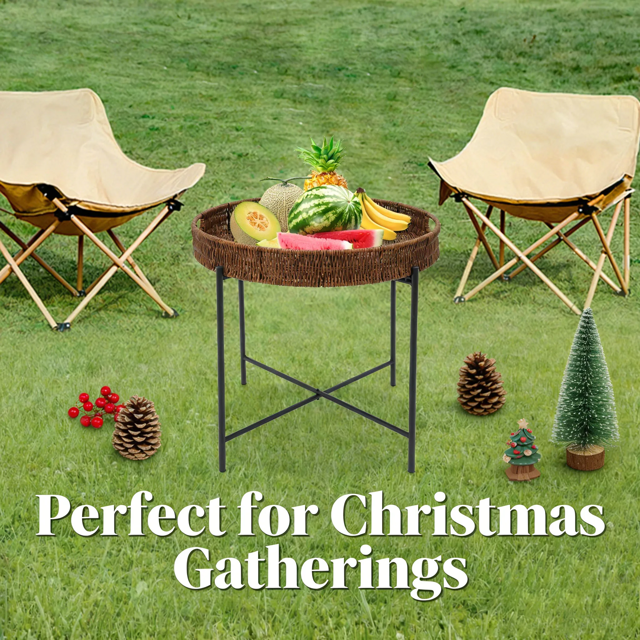 Складной стол для пикника из ротанга, приставной столик, стол Адирондак, круглый поднос для патио в саду, ручная работа, регулируемые ножки
Складной стол для пикника из ротанга, приставной столик, стол Адирондак, круглый поднос для патио в саду, ручная работа, регулируемые ножки