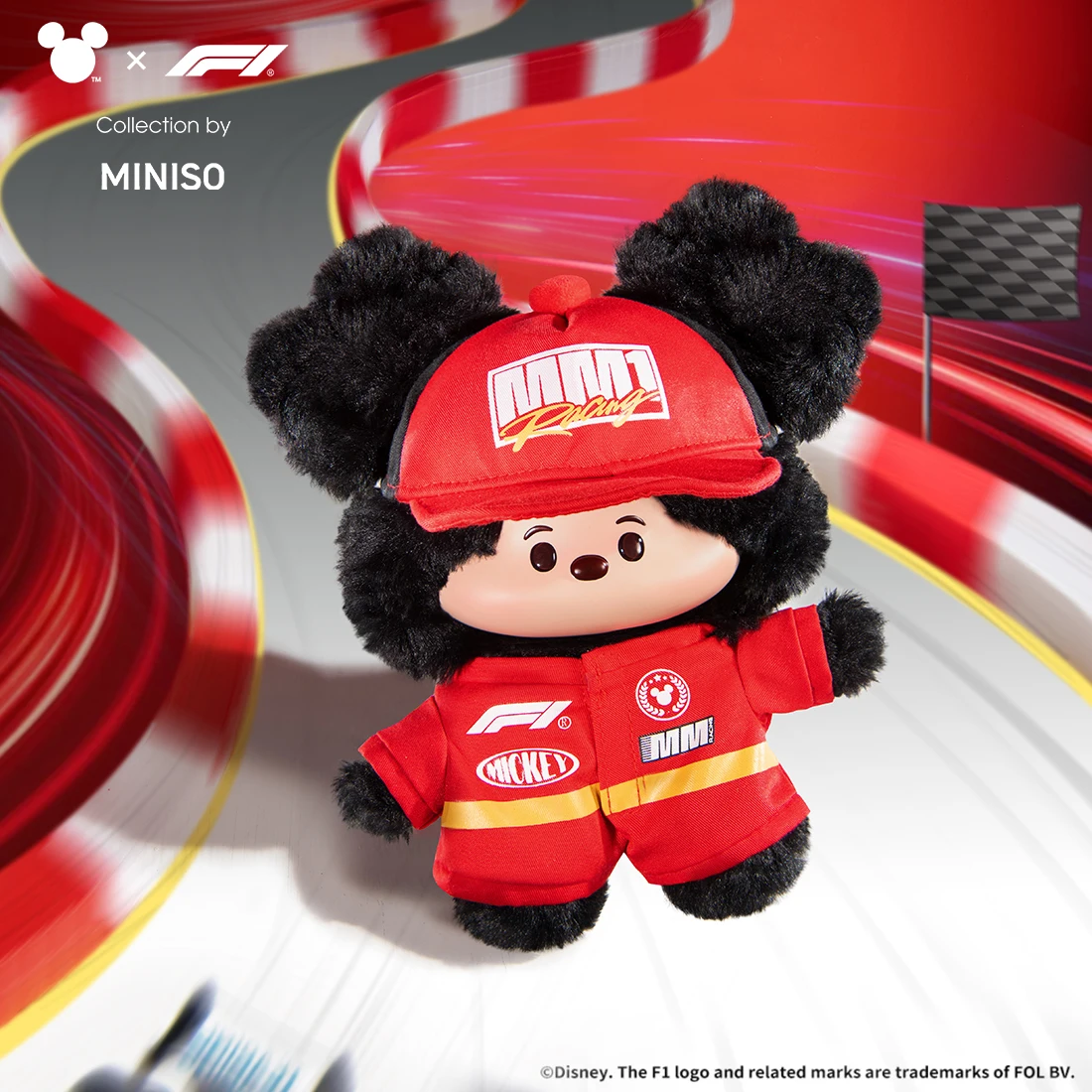 Disney Mickey Mouse F1 Racing Plush Keychain Cute Soft Stuffed Animal Cartoon Doll Bag Charm Backpack Pendant Gift Toy
Disney Mickey Mouse F1 Racing Plush Keychain Cute Soft Stuffed Animal Cartoon Doll Bag Charm Backpack Pendant Gift Toy