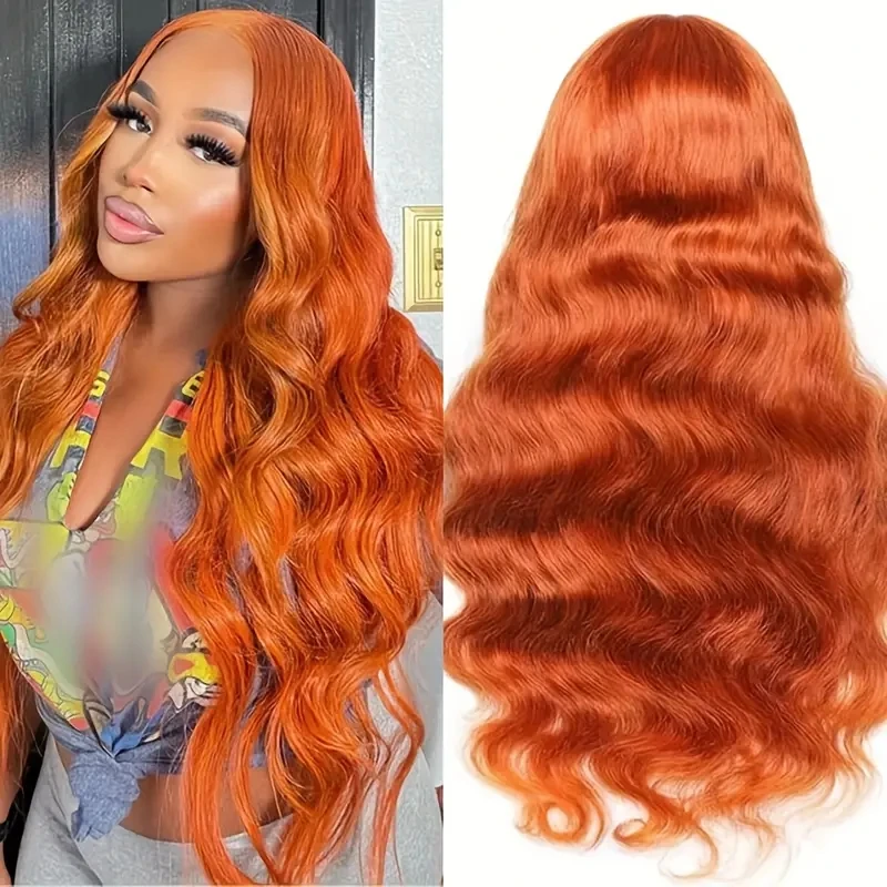 13x6 HD Lace Front Wigs Body Wave Ginger Orange Colored Human Hair For Women Choice 13x4 Lace Frontal Wigs Human Hair
13x6 HD Lace Front Wigs Body Wave Ginger Orange Colored Human Hair For Women Choice 13x4 Lace Frontal Wigs Human Hair