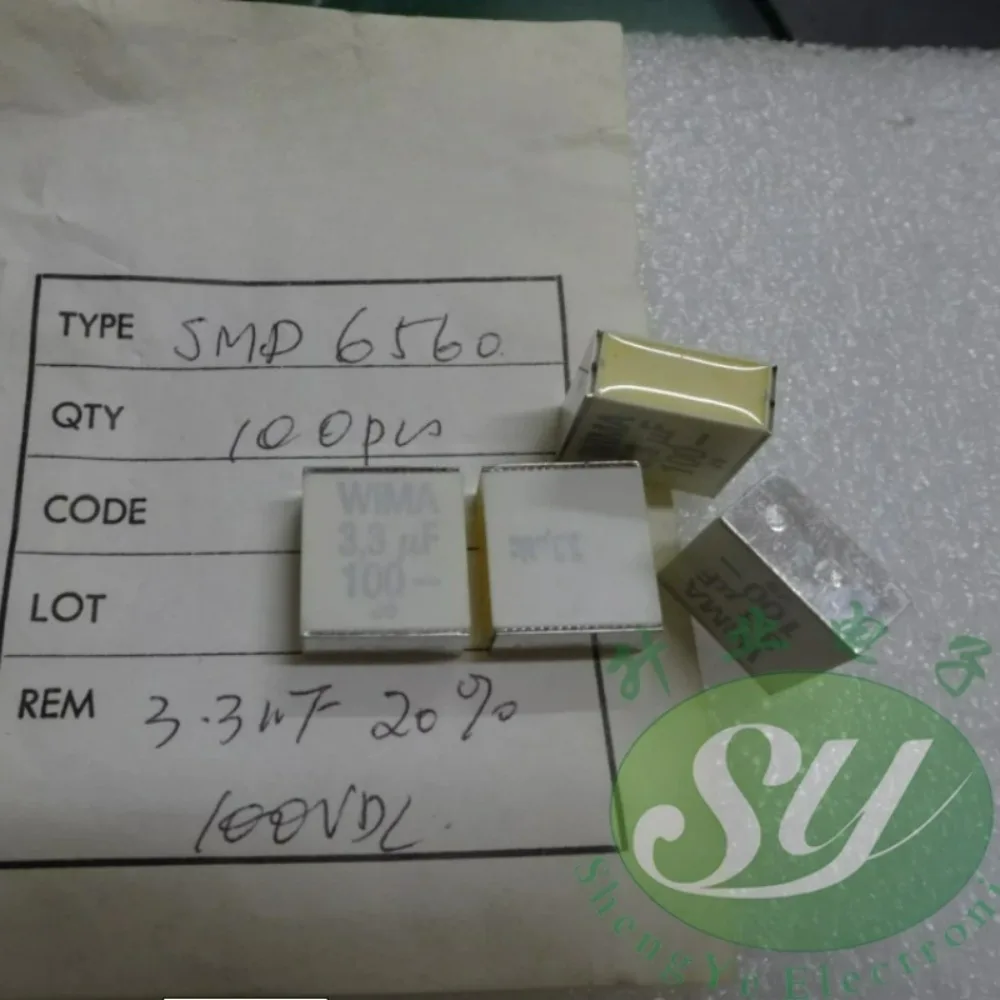 1PCS SMD6560 3.3uF 100V 3u3F 335 M Brand New Surface Mount Film Capacitor
1PCS SMD6560 3.3uF 100V 3u3F 335 M Brand New Surface Mount Film Capacitor