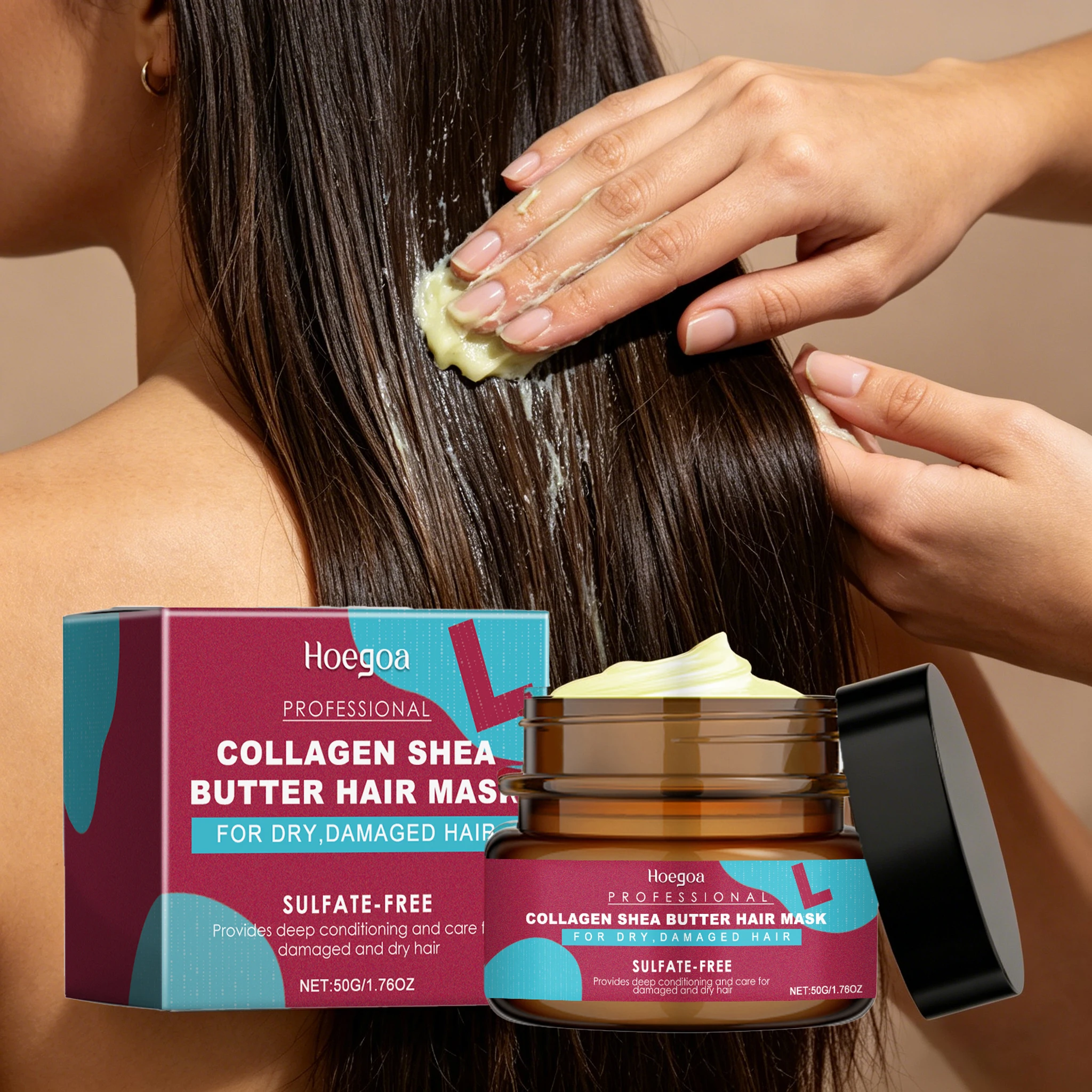 50G Collagen Hair Mask Repairing Damaged Hair Nourishing Reduce Dryness Remove Frizzing Enhance Shine Strengthen Hair Mask
50G Collagen Hair Mask Repairing Damaged Hair Nourishing Reduce Dryness Remove Frizzing Enhance Shine Strengthen Hair Mask