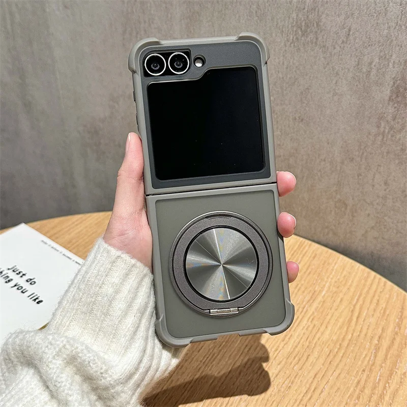Luxury Magsafe phone case with magnetic stand for Samsung Z zflip6 Z Flip4 3 zflip5 5G airbag Bumper shock-proof PC case
Luxury Magsafe phone case with magnetic stand for Samsung Z zflip6 Z Flip4 3 zflip5 5G airbag Bumper shock-proof PC case