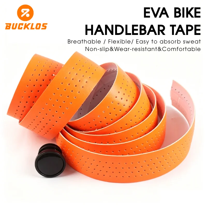 BUCKLOS EVA+PU Bicycle Handlebar Tape Wrap Bar Tapes Anti-Slip Shock Absorb Soft Breathable Road Bike Tape Handlebar Bandage
BUCKLOS EVA+PU Bicycle Handlebar Tape Wrap Bar Tapes Anti-Slip Shock Absorb Soft Breathable Road Bike Tape Handlebar Bandage