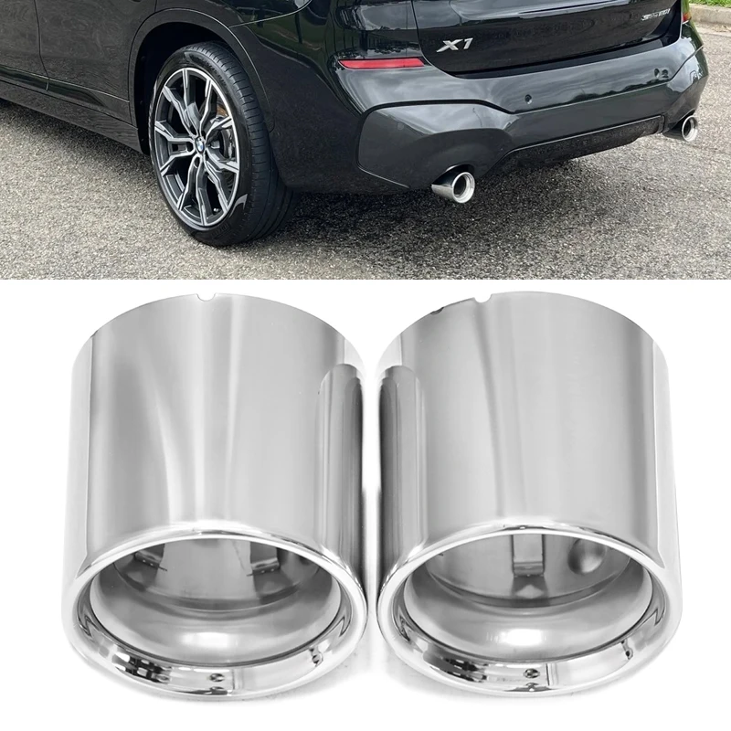 Exhaust Tip Tailpipe Cover for BMW X2 F39 2018-2023 (18i 20i 25i 28i 16d 18d 20d)Stainless Steel Muffler Tip Slip-on Direct Fit
Exhaust Tip Tailpipe Cover for BMW X2 F39 2018-2023 (18i 20i 25i 28i 16d 18d 20d)Stainless Steel Muffler Tip Slip-on Direct Fit