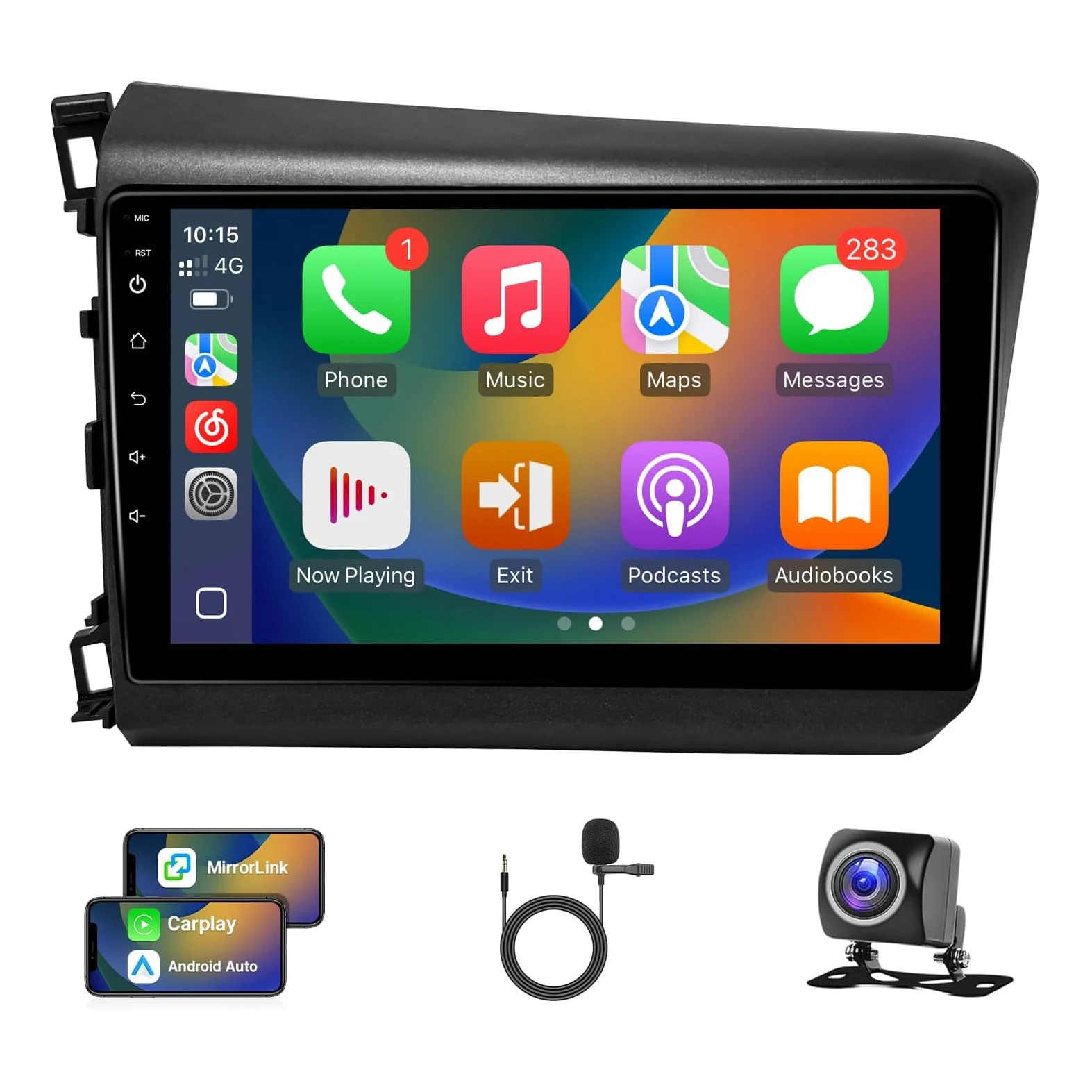 9-дюймовый экран для Honda Civic с GPS-навигацией, CarPlay, SWC, FM, Bluetooth, камерой заднего вида (2G+32G для Honda Civic 2012)
9-дюймовый экран для Honda Civic с GPS-навигацией, CarPlay, SWC, FM, Bluetooth, камерой заднего вида (2G+32G для Honda Civic 2012)