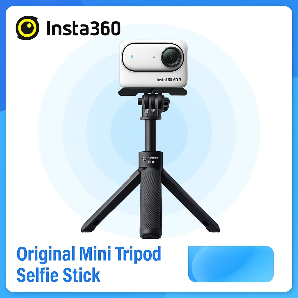 Мини-штатив для селфи Insta360 | Выдвижная компактная подставка для камер GO 3 / GO 3S / X5 / X4 / ONE RS / Ace Pro 2
Мини-штатив для селфи Insta360 | Выдвижная компактная подставка для камер GO 3 / GO 3S / X5 / X4 / ONE RS / Ace Pro 2