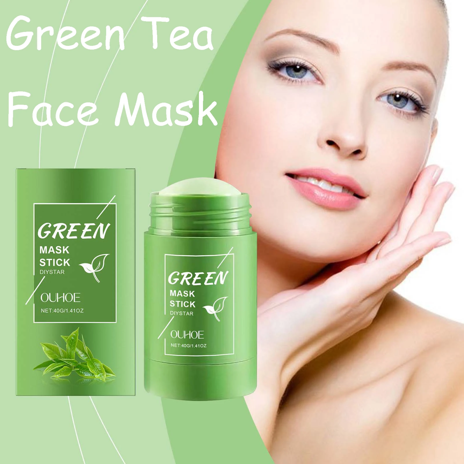 40g Green Tea Face Clay Mask Stick Gentle Pore Cleaning Moisturizing Shrink Pore Remove Blackhead Smoothing Cleaning Mask Stick
40g Green Tea Face Clay Mask Stick Gentle Pore Cleaning Moisturizing Shrink Pore Remove Blackhead Smoothing Cleaning Mask Stick